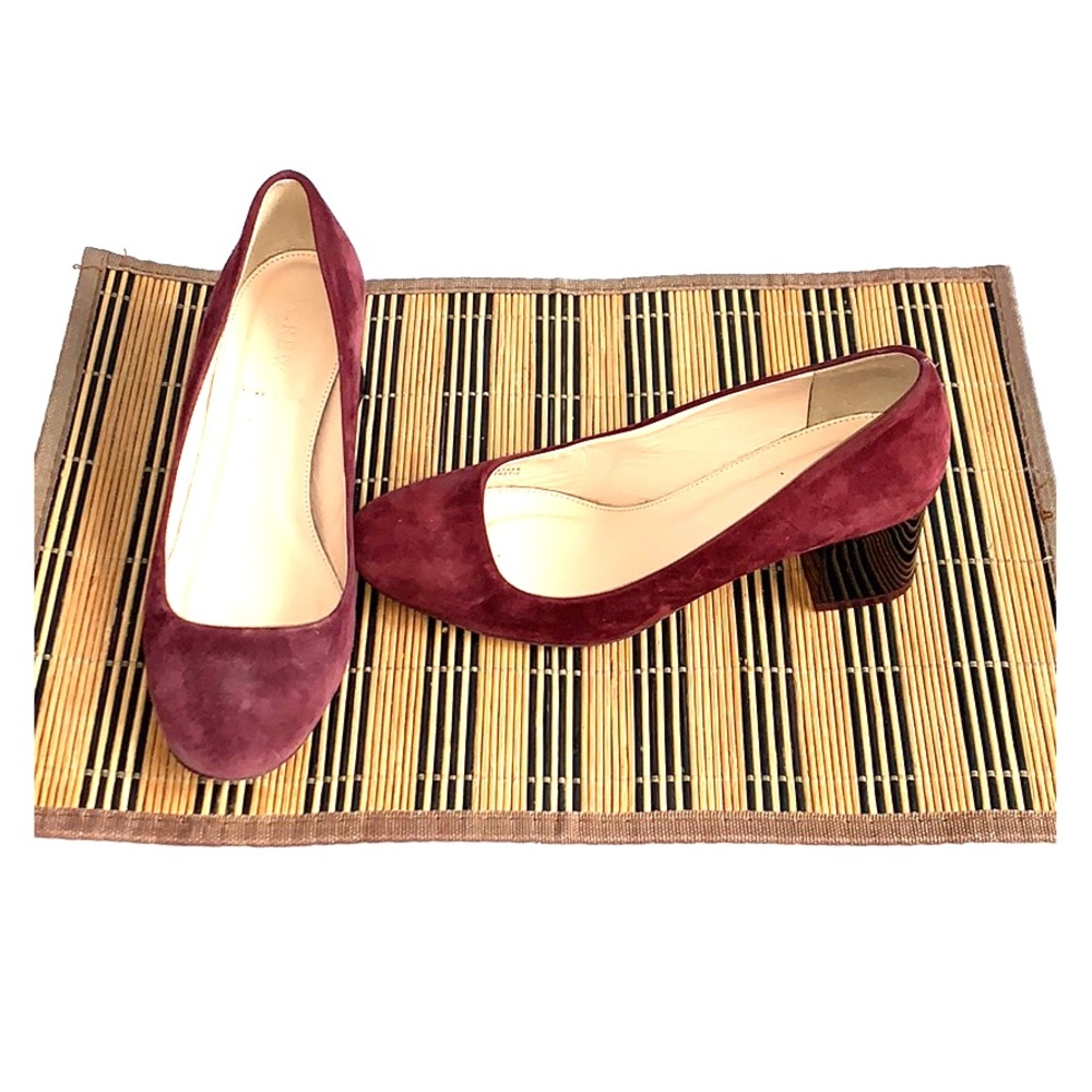 J. Crew Suede Block Heels